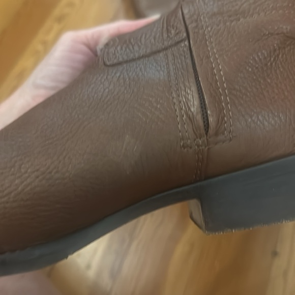 Brown tall riding boots Tory Burch 8.5, good condition - Picture 10 of 14